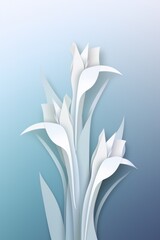 Futuristic abstract background, modern product presentation backdrop, blue and gray color scheme, integrated lighting design, negative space usage, floral elements in modern art