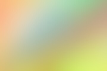 Abstract blurred background image of green, yellow colors gradient used as an illustration. Designing posters or advertisements.