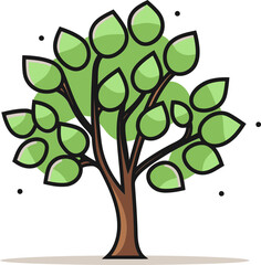 Sylvan Symphony Hand-Rendered Tree Vector CollectionBotanical Bliss Hand-Drawn Tree Vector Collection