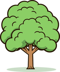 Artisanal Canopies Hand-Rendered Tree Vector ShowcaseFoliage Fantasia Hand-Drawn Tree Vector Showcase