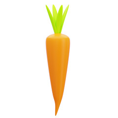 3d carrot illustration