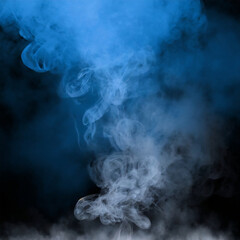 Smoke on dark background