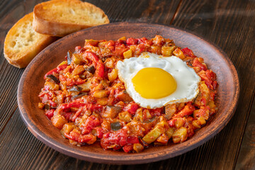 Bowl of pisto