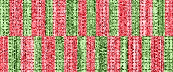 abstract red and green holiday background with halftone pattern