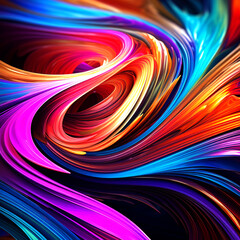 abstract colorful background with lines,Generative AI
