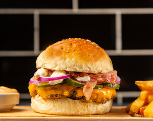 burger cheese tasty food