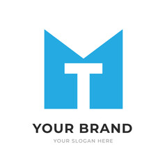 Set of Letter MT, TM, M, T Logo Design Collection, Initial Monogram Logo, Modern Alphabet Letter MT, TM, M, TUnique Logo Vector Template Illustration for Business Branding.