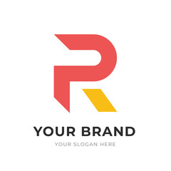 Set of Letter PR, RP, P, R Logo Design Collection, Initial Monogram Logo, Modern Alphabet Letter PR, RP, P, R Unique Logo Vector Template Illustration for Business Branding.