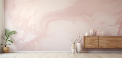 Immerse yourself in the tranquil beauty of a marble texture background, characterized by gentle...