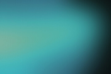 turquoise gradient background. web banner design. dynamic background with degrade effect in green - obrazy, fototapety, plakaty