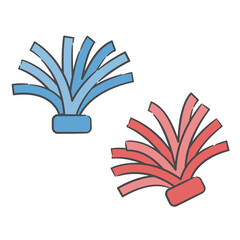 한국의 전통 놀이. 제기 일러스트