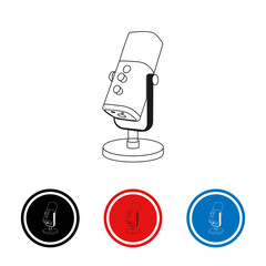 Obraz premium microphone icon