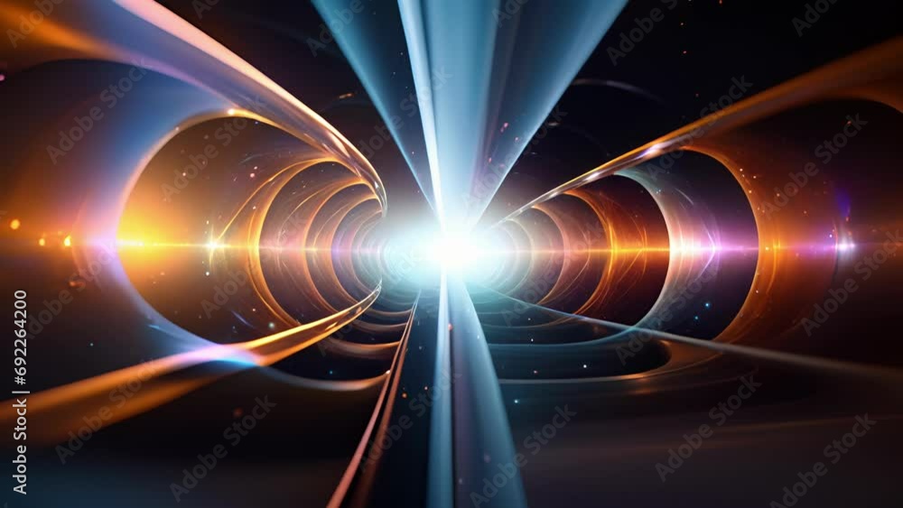 Poster bridging the gap a striking visual representation of the potential synergy between quantum computing