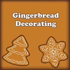 Gingerbread Decorating poster