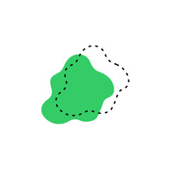 blob set hand drawn vector elements illustration