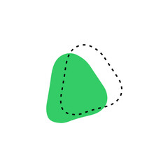 blob set hand drawn vector elements illustration