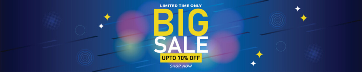 Sale banner template design . Super Sale, end of season special offer banner. vector illustration.