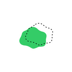 blob set hand drawn vector elements illustration
