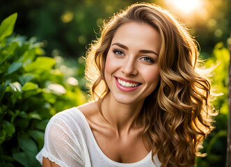 Naklejka premium Beautifull smile