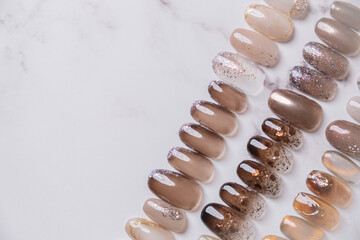 ネイルチップ/ジェルネイル/nail tip sample