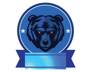 bear logo and illustration design
