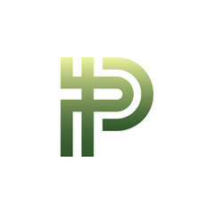 Monogram P design vector logo. Monogram initial letter mark P logo design. Monogram design vector logo. Monogram initial letter mark P logo design. Simple P monogram. Monogram P design logo