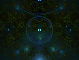 Imaginatory fractal abstract background Image