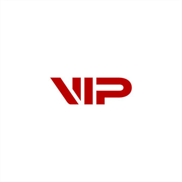 vip logo design, letter v, i, p, symbol, vector, icon