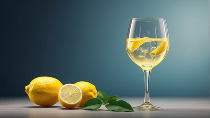lemon juice in glass