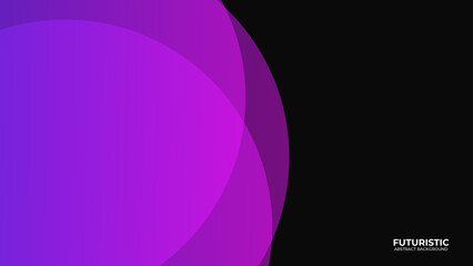 Colorful Abstract cicle on Black Background. Modern creative halftone premium gradient. 3d cover of business presentation banner for sale event night party. vector illustration