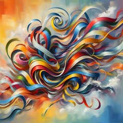 Obraz premium abstract colorful background