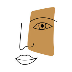 Henry Mattise art vector flat design