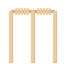 cricket stumps illustration