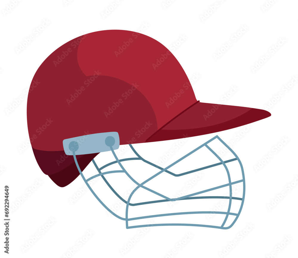 Poster cricket helmet equipment