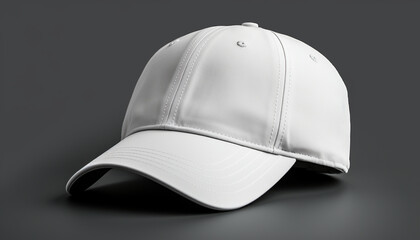 Modern baseball cap design on white background generated by AI