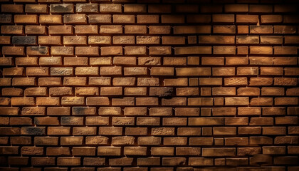 Old brick wall with textured pattern, rough and weathered backdrop generated by AI
