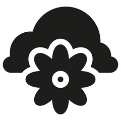 Weather Spring Bold Icon