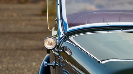 Passenger side light on a car