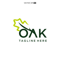 Oak letter logo design Inspirations