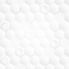 Abstract. Hexagon white background. theme product display podium.  Vector.