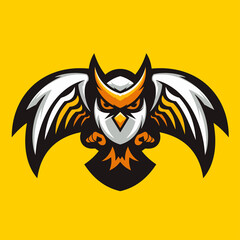 Owl Esport Mascot Logo Vector