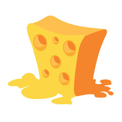 cheese sliced melted gourmet