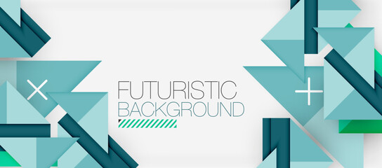 Triangle Vector Background Illustration For Wallpaper, Banner, Background, Card, Book Illustration, landing page