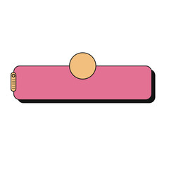 Set of title box shape. Quote box frame. Blank template quote text info or title box for review, rating. Creative vector banner illustration. 