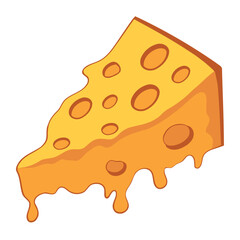 cheese sliced melted piece