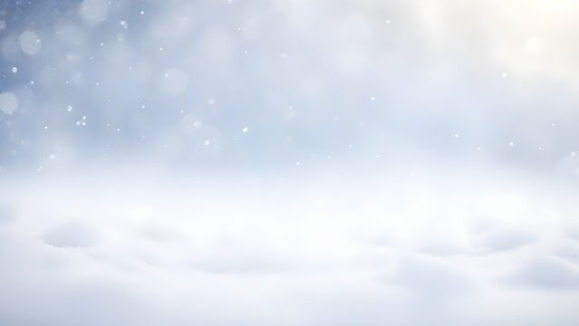 Winter Christmas background. Merry Christmas and happy New Year greeting card with copy-space.