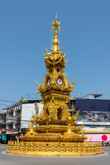 Fototapeta na wymiar The clock tower, Chiang Rai