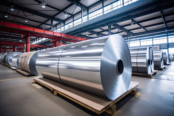 Warehouse galvanized steel sheet roll - Powered by Adobe
