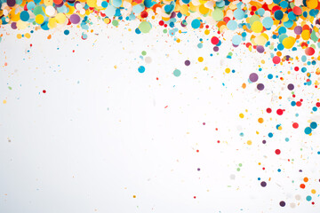 Colorful Confetti Background for Birthday Parties and Celebrations