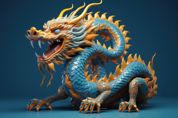 A dynamic, detailed illustration of a red dragon with a commanding presence. Perfect for fantasy-themed designs, children's books, gaming graphics, and mythical-themed merchandise.